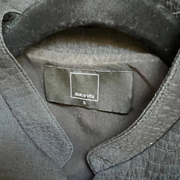 Revolve Dolce Vita Ashelle Snake Jacquard Mini Dress Black Size Small EUC - Picture 8 of 9